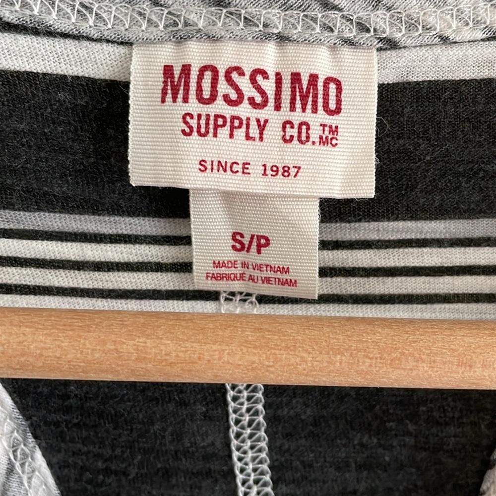 Mossimo Supply Co. racerback womens tank | black and white | size small - Picture 2 of 8